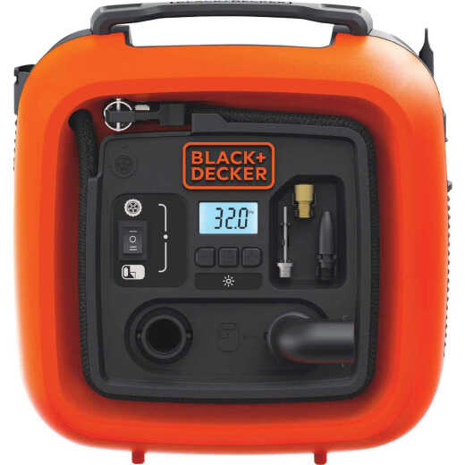 Black & Decker Air Station 12-Volt 160 psi Portable Electric Inflator